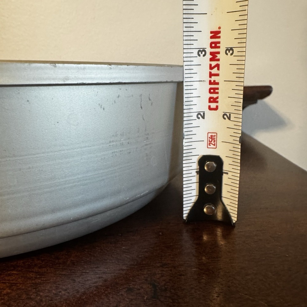 9" MIRRO Aluminum Round 6.5 Cups Jello Mold Ice Ring 729 AM - Picture 3 of 7